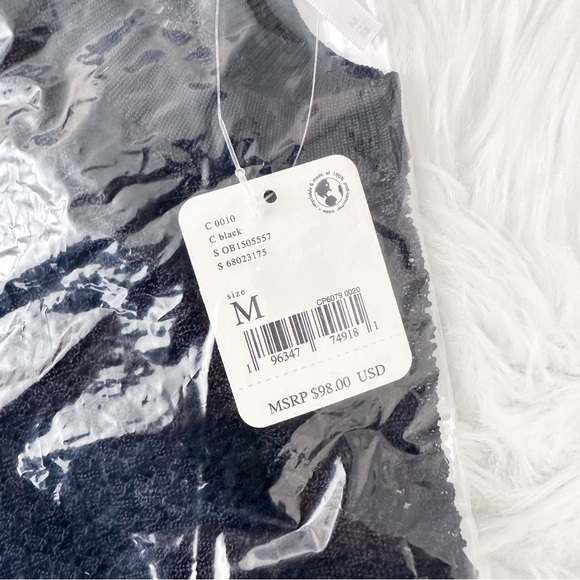 Free People H20 Crew Pullover Black NWT M - Picture 8 of 8